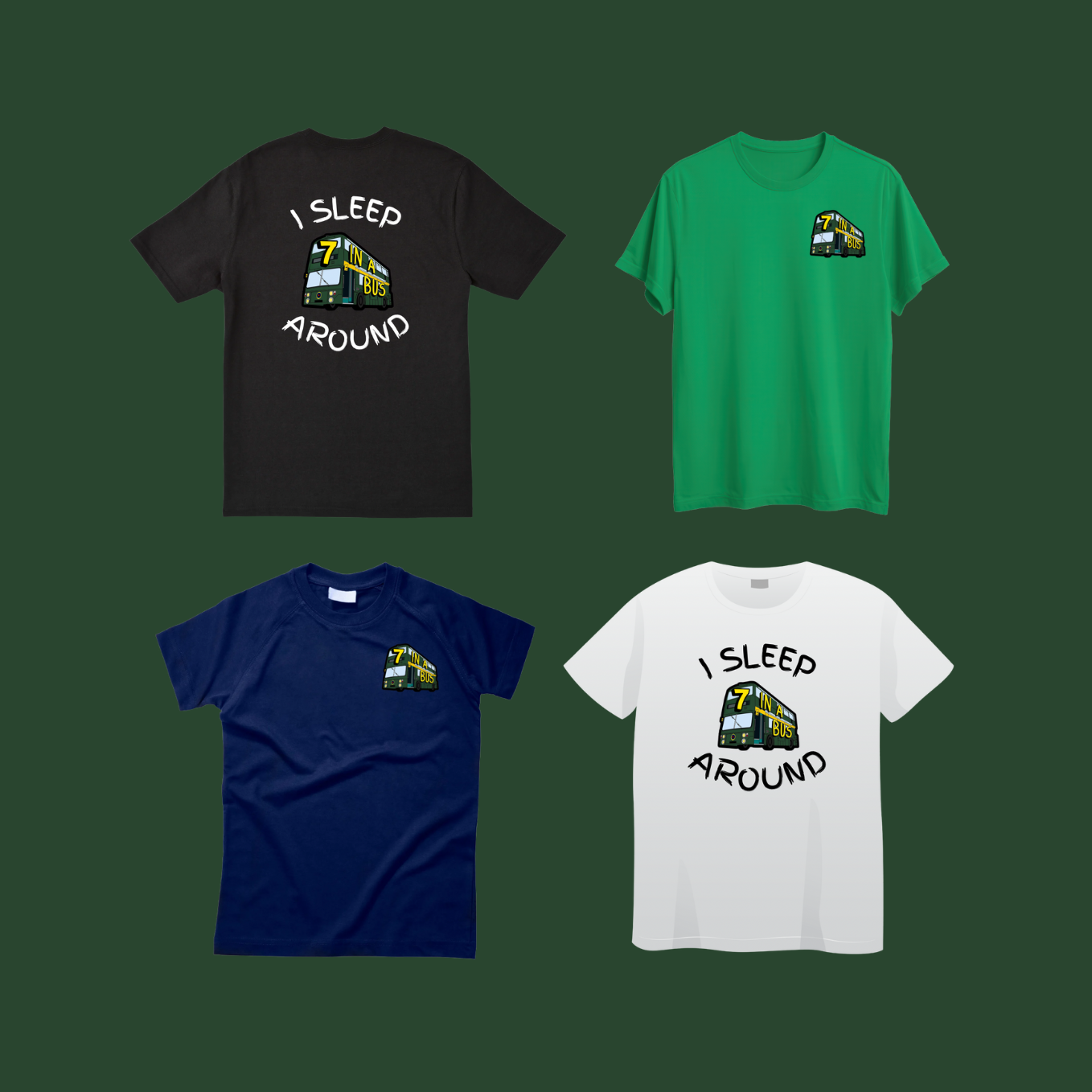 7 IN A BUS T-SHIRT’S