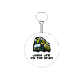 7 In A Bus  - Life On The Road Keyring